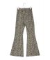 FUMIE=TANAKA (フミエタナカ) FLOWER JAQUARD PANTS ブラウン サイズ:1：7000円