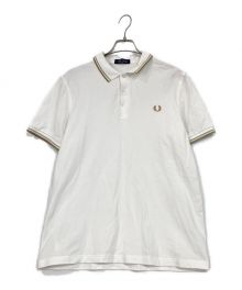 FRED PERRY（フレッドペリー）の古着「ポロシャツ」｜ホワイト