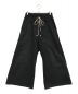 RICK OWENS（リックオウエンス）の古着「LIDO WIDE LEG BELA TROUSER PANTS/トラウザーパンツ」｜ブラック