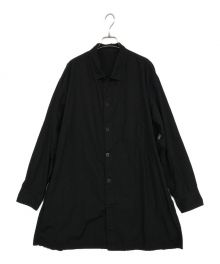 Yohji Yamamoto pour homme（ヨウジヤマモト プールオム）の古着「比翼デザイン長袖シャツ」｜ブラック