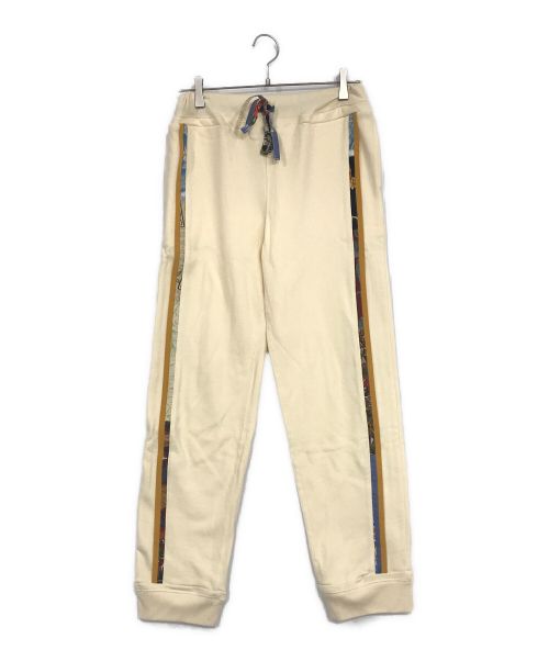 RehersalL（リハーズオール）RehersalL (リハーズオール) vintage print track pants ivory ベージュ サイズ:Sの古着・服飾アイテム