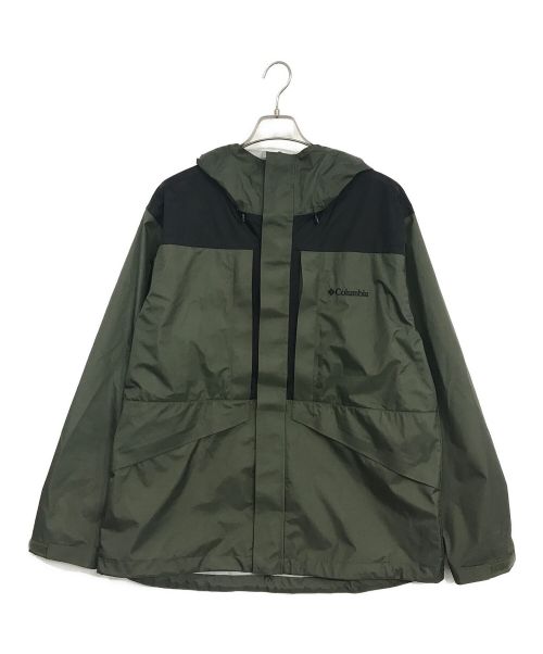 Columbia（コロンビア）Columbia (コロンビア) ENJOY MOUNTAIN LIFE JACKET カーキ サイズ:Lの古着・服飾アイテム