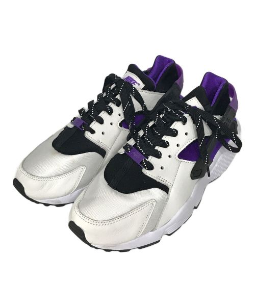 NIKE（ナイキ）NIKE (ナイキ) AIR HUARACHE RUN 91 QS（エアハラチ） ホワイト×パープル サイズ:USM8.5の古着・服飾アイテム