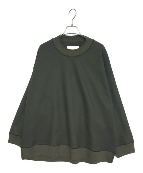 JIL SANDER（ジルサンダー）JIL SANDER (ジルサンダー) ウールクルーネックスウェット グリーン サイズ:Lの古着・服飾アイテム