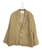 TODAYFULトゥデイフル）の古着「Boyfriend Linen Jacket」｜カーキ