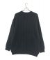 STEVEN ALAN (スティーブンアラン) BALLOON CTN WIDE/RIB HENLEY NECK SWEATER/ニット ネイビー サイズ:L：5000円