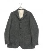 BEAMSビームス）の古着「3B Jacket Harris Tweed/3Bジャケットハリスツイード」｜グレー