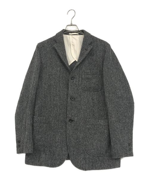 BEAMS（ビームス）BEAMS (ビームス) 3B Jacket Harris Tweed/3Bジャケットハリスツイード グレー サイズ:Lの古着・服飾アイテム