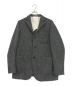 BEAMS（ビームス）の古着「3B Jacket Harris Tweed/3Bジャケットハリスツイード」｜グレー