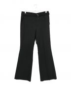 sacaiサカイ）の古着「Belted trousers/ベルテッドトラウザーズ」｜ブラック