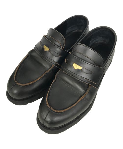 sacai（サカイ）sacai (サカイ) Double Loafer/ローファー ブラック サイズ:43の古着・服飾アイテム