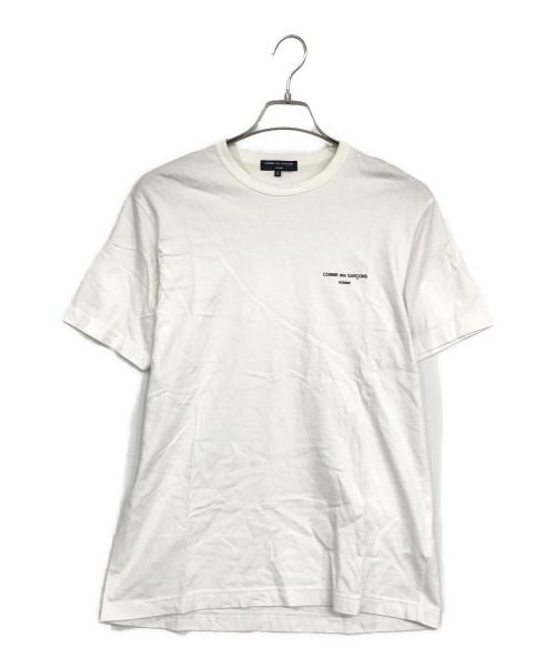 COMME des GARCONS HOMME（コムデギャルソン オム）COMME des GARCONS HOMME (コムデギャルソン オム) 綿天竺製品プリント Tシャツ ホワイト サイズ:Sの古着・服飾アイテム