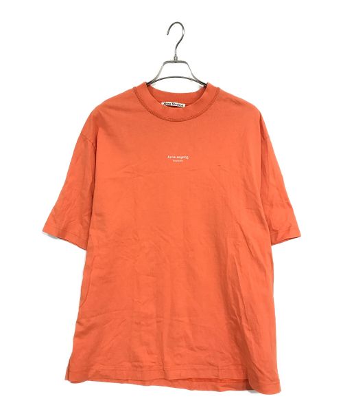 Acne studios（アクネ ストゥディオス）Acne studios (アクネ ストゥディオス) REVERSE LOGO TEE／リバースロゴTee オレンジ サイズ:Mの古着・服飾アイテム