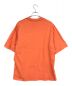 Acne studios (アクネ ストゥディオス) REVERSE LOGO TEE／リバースロゴTee オレンジ サイズ:M：7000円