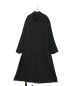 Yohji Yamamoto pour homme（ヨウジヤマモト プールオム）の古着「ARMY GABARDINE K-STAND COLLAR COAT.」｜ブラック