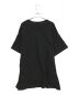 Yohji Yamamoto pour homme (ヨウジヤマモト プールオム) CORMA PLAIN STITCH ZIP FASTENER TEE ブラック サイズ:3：7000円