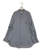 TODAYFULトゥデイフル）の古着「Sheerstripe Over Shirts」｜スカイブルー