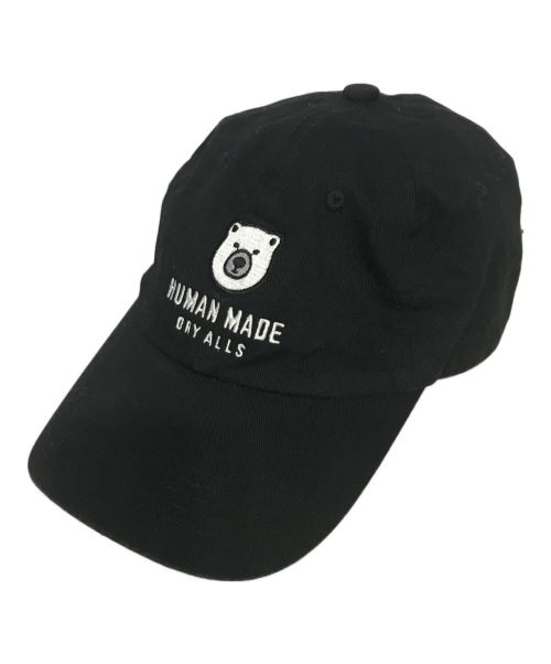 HUMAN MADE（ヒューマンメイド）HUMAN MADE (ヒューマンメイド) ベアーロゴキャップ ブラックの古着・服飾アイテム