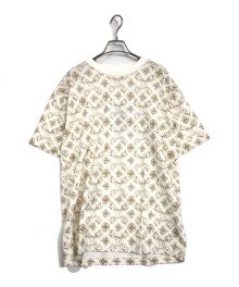 LOUIS VUITTON（ルイ ヴィトン）の古着「モノグラム総柄プリントTシャツ」｜ベージュ