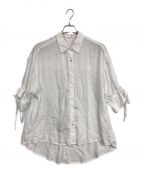 HER LIP TOハーリップトゥ）の古着「Multi-Way Easy Sheer Shirt」｜ホワイト