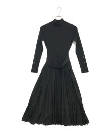 HER LIP TO（ハーリップトゥ）の古着「Wool-Blend Long Dress」｜ブラック