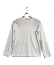 ATON（エイトン）の古着「12/- AIR SPINNING | L/S Tシャツ」｜ホワイト