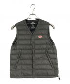 DANTONダントン）の古着「INNER DOWN VEST」｜グレー