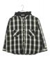 SAINT MICHAEL（セントマイケル）の古着「SHIRT PARKA/CHECK」｜ブラック