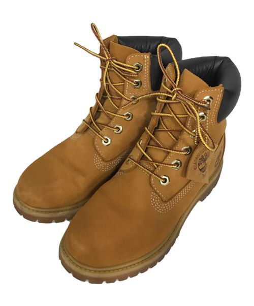 Timberland（ティンバーランド）Timberland (ティンバーランド) 6インチプレミアムウォータープルーフブーツ ブラウン サイズ:5.5Wの古着・服飾アイテム