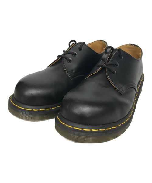 Dr.Martens（ドクターマーチン）Dr.Martens (ドクターマーチン) スチールトゥ 3ホールシューズ ブラック サイズ:UK　5の古着・服飾アイテム