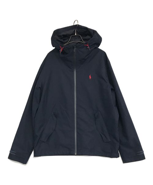 POLO RALPH LAUREN（ポロ・ラルフローレン）POLO RALPH LAUREN (ポロ・ラルフローレン) フーデッドジャケット ネイビー サイズ:Mの古着・服飾アイテム