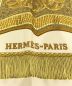 中古・古着 HERMES (エルメス) カレ90 ベージュ：12000円