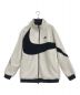 NIKE（ナイキ）の古着「BIG Swoosh BOA Jacket」｜ネイビー×ホワイト