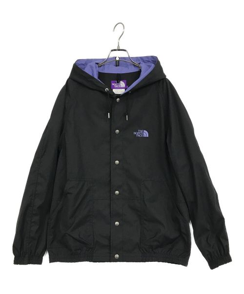 THE NORTHFACE PURPLELABEL（ザ・ノースフェイス パープルレーベル）THE NORTHFACE PURPLELABEL (ザ・ノースフェイス パープルレーベル) MONKEY TIME (モンキータイム) 65/35 HOOD VARSITY JACKET ブラック サイズ:Lの古着・服飾アイテム