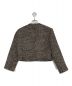 theory (セオリー) Autumn Tweed SH Crop JKT ブラック×ピンク サイズ:2：9000円