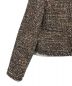 中古・古着 theory (セオリー) Autumn Tweed SH Crop JKT ブラック×ピンク サイズ:2：9000円