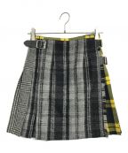 O'NEIL OF DUBLINオニールオブダブリン）の古着「別注Patch Mini Kilt」｜グレー