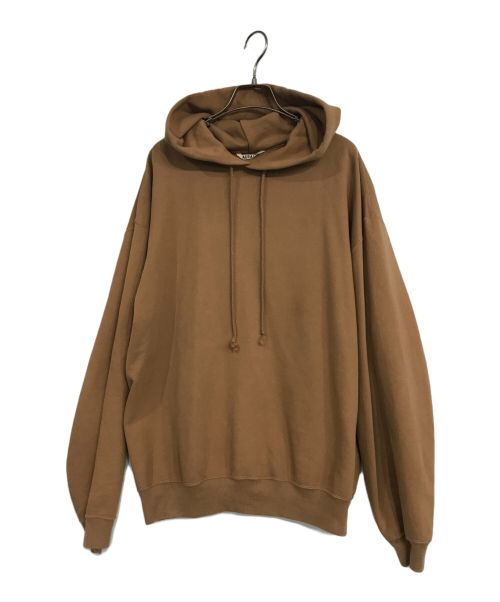 AURALEE（オーラリー）AURALEE (オーラリー) SUPER SOFT HEAVY SWEAT P/O PARKA ブラウン サイズ:4の古着・服飾アイテム