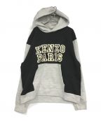 KENZOケンゾー）の古着「TIGER ACADEMY CLASSIC HOODIE」｜ブラック×グレー