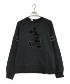 N.HOOLYWOODエヌ ハリウッド）の古着「Mickey Mouse SWEATSHIRT」｜ブラック