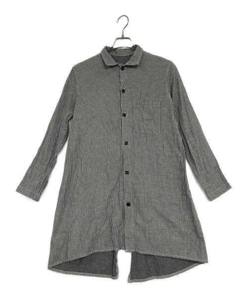 Y's（ワイズ）Y's (ワイズ) バックスリットロングシャツ グレー サイズ:SIZE 1の古着・服飾アイテム