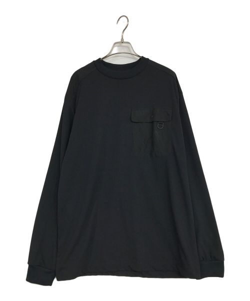 NEW BALANCE（ニューバランス）NEW BALANCE (ニューバランス) MET24 POCKET L/S TEE ブラック サイズ:XLの古着・服飾アイテム