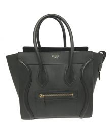 CELINE（セリーヌ）の古着「ラゲージ マイクロ　ハンドバッグ」｜ブラック