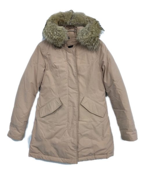 WOOLRICH（ウールリッチ）WOOLRICH (ウールリッチ) ダウンコート ベージュ サイズ:Mの古着・服飾アイテム