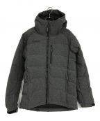 MAMMUTマムート）の古着「SERAC Down Hoody Herringbone」｜グレー