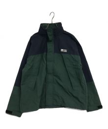 Eddie Bauer（エディーバウアー）の古着「EBTEK ショートパーカー」｜ネイビー×グリーン