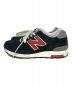 NEW BALANCE (ニューバランス) ローカットスニーカー ブラック×レッド サイズ:US　6　1/2：5000円