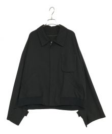 My Beautiful Landlet（マイビューティフルランドレット）の古着「STRETCH TROPICAL SHIRT BLOUSON」｜ブラック