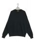 UNIVERSAL PRODUCTS.（ユニバーサルプロダクツ）の古着「ACCORDION RIB CREW NECK」｜ブラック