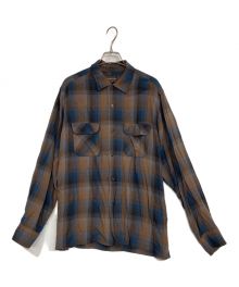 PENDLETON（ペンドルトン）の古着「チェックオープンカラーシャツ」｜ブラウン